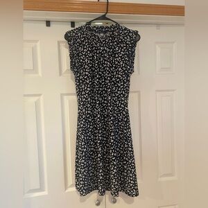 Tommy Hilfiger Black and White Floral Dress